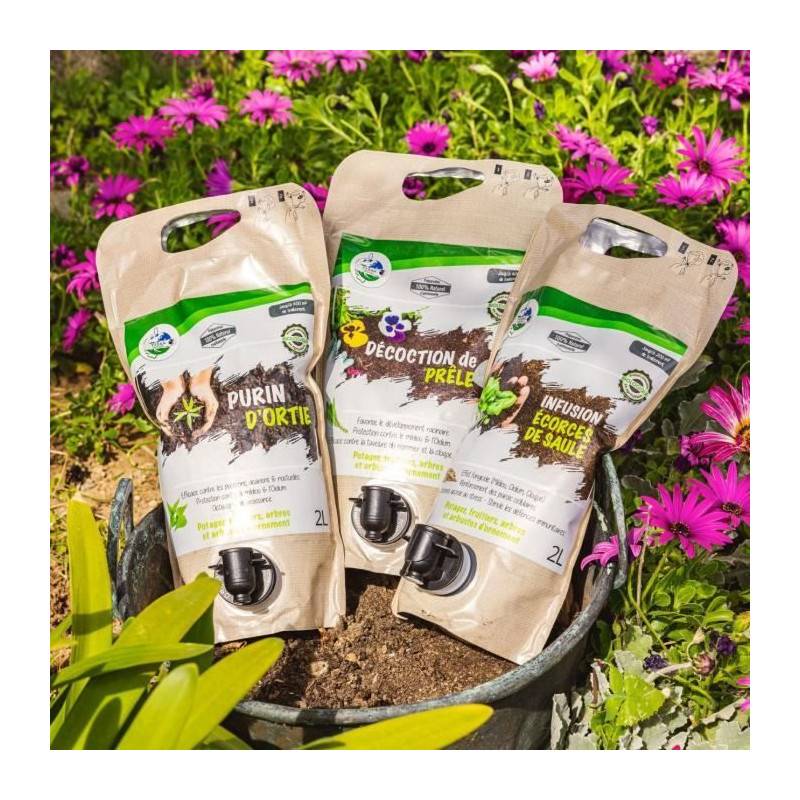 Terra Nostra Purin D'ortie - Pouch 2l Concentré - Préparation 100% Naturelle - Utilisable En Agriculture Biologique - Image 4