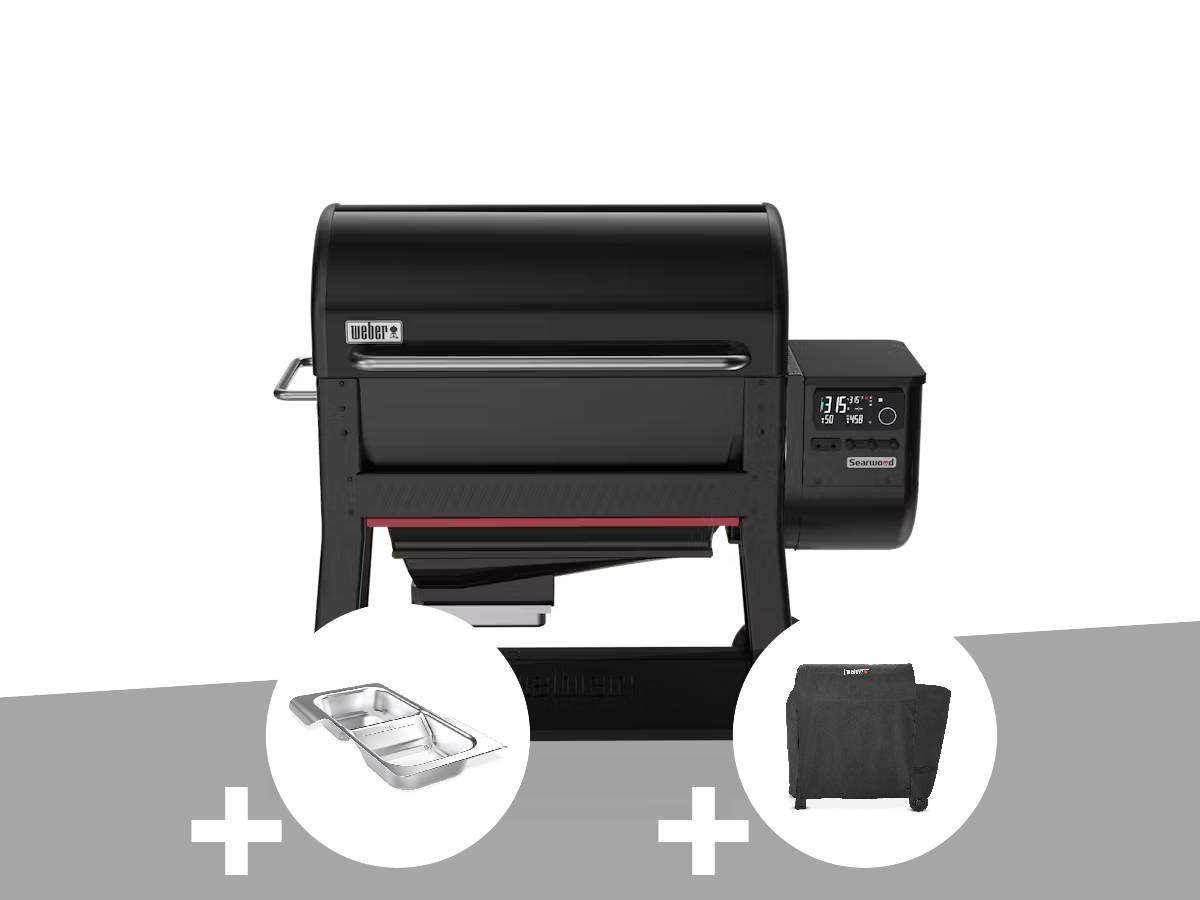 Weber - Barbecue à pellets Searwood XL 600 + Kit de fumage + Housse - Weber - Image 1