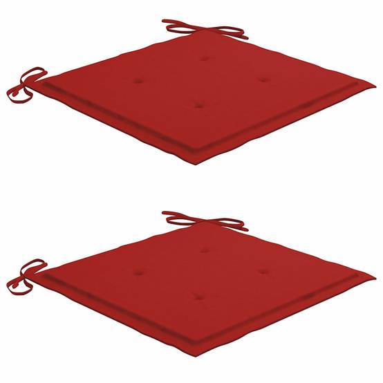 PANGIVO - Chaise de jardin bois teck rouge 50 x 53 x 90 cm - PANGIVO - Image 6