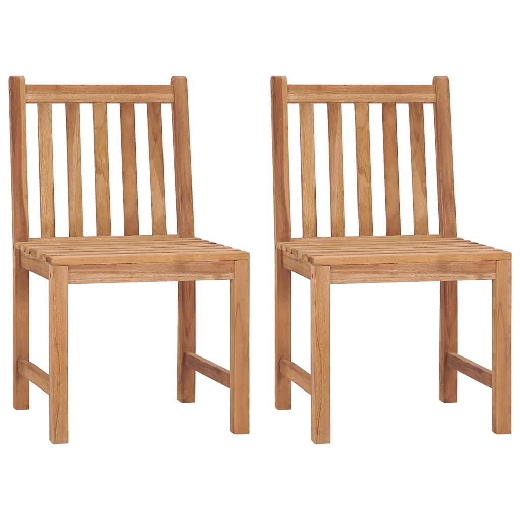 PANGIVO - Chaise de jardin bois teck rouge 50 x 53 x 90 cm - PANGIVO - Image 3