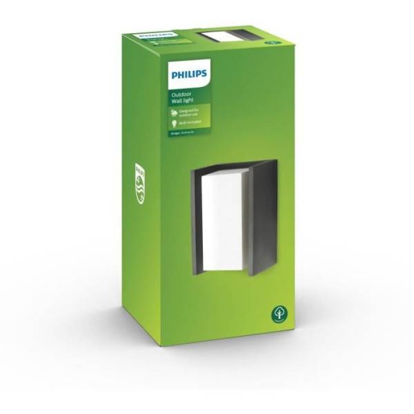 Philips - Applique murale Philips Bridge - Anthracite - 1x15W - LED - Image 1