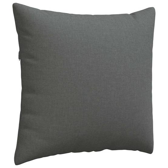 Lot de 2 Coussins en Tissu Confortable avec Housse Amovible pour Salon Chambre Gris Foncé 50x50 cm – ComfortXL Outdoor Living - Image 5