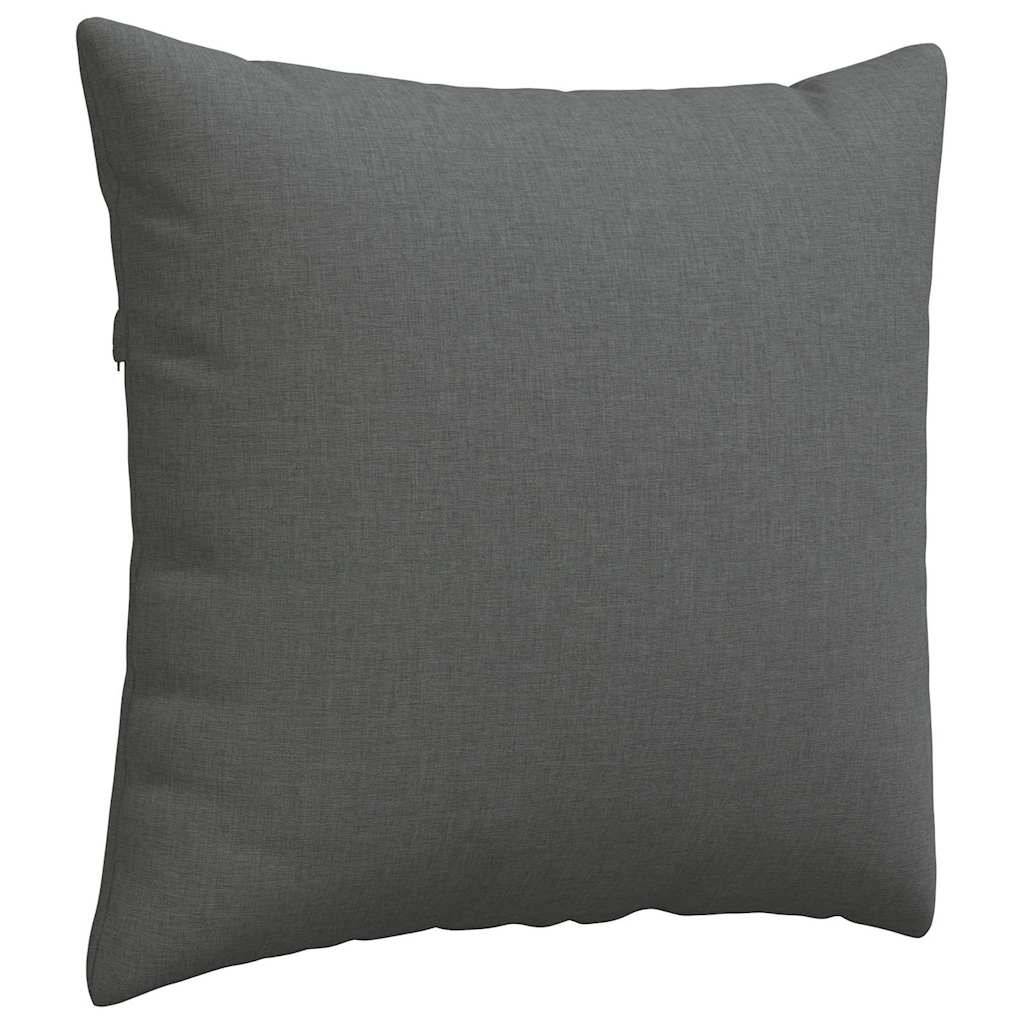 Lot de 2 Coussins en Tissu Confortable avec Housse Amovible pour Salon Chambre Gris Foncé 50x50 cm – ComfortXL Outdoor Living - Image 5
