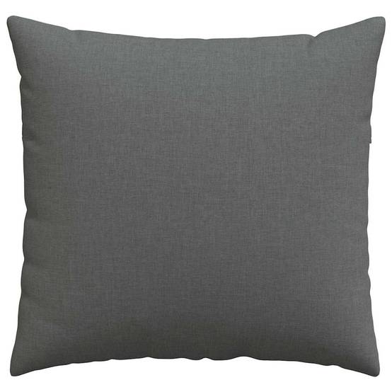 Lot de 2 Coussins en Tissu Confortable avec Housse Amovible pour Salon Chambre Gris Foncé 50x50 cm – ComfortXL Outdoor Living - Image 6