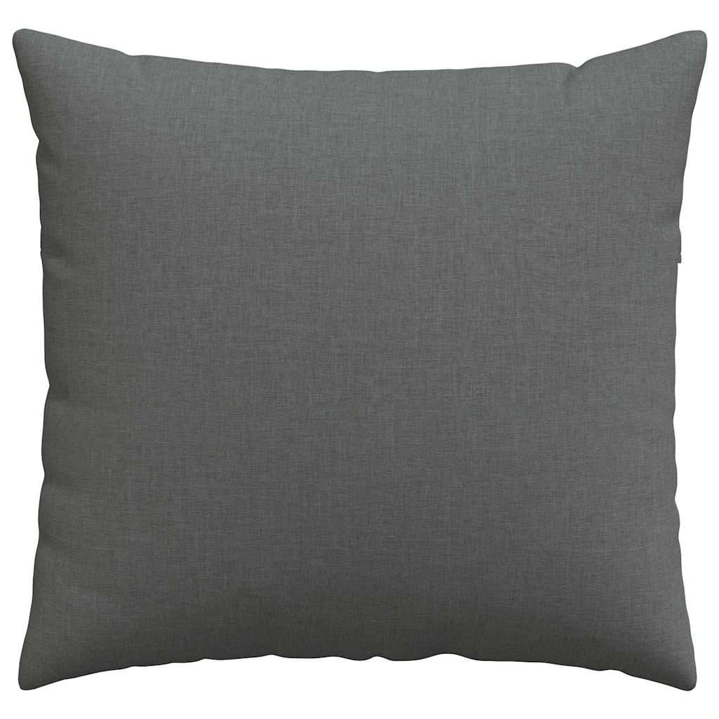 Lot de 2 Coussins en Tissu Confortable avec Housse Amovible pour Salon Chambre Gris Foncé 50x50 cm – ComfortXL Outdoor Living - Image 6