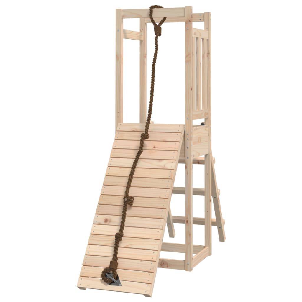 Helloshop26 - Aire de jeux d'extérieur robuste escalade corde jeux jardin 161 x 46,5 x 169 cm bois de pin massif - Image 5