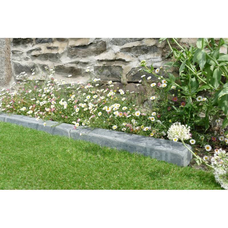 Bordure Ardoise Patinée XL 50 cm - Pack 28 pièces - 14 mètres - Image 5