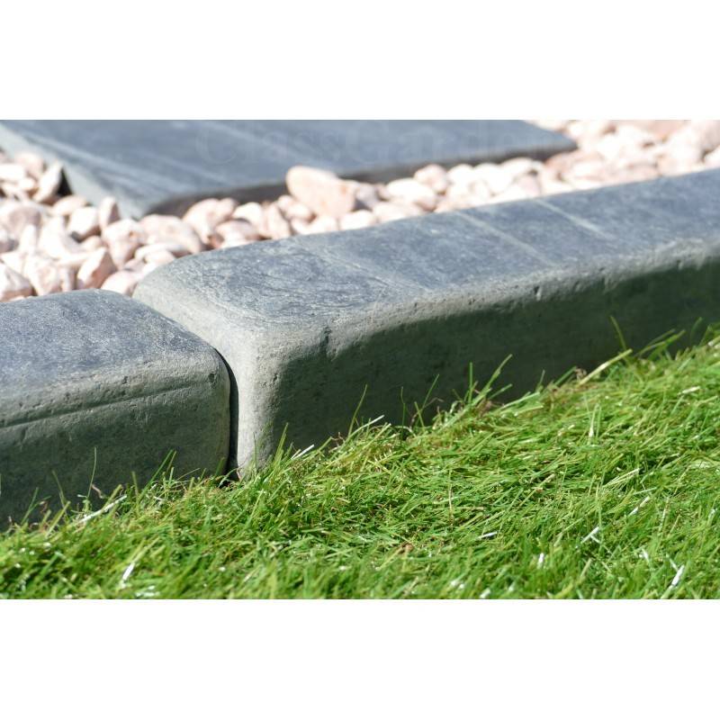 Bordure Ardoise Patinée XL 50 cm - Pack 28 pièces - 14 mètres - Image 2