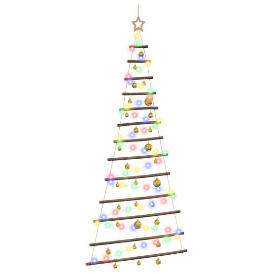 Vidaxl - Arbre de Noël suspendu avec boules 180 cm 100 LED Multicolore vidaXL 42050499 - Image 2