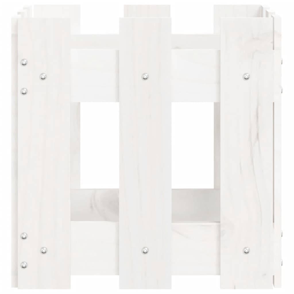 Prolenta Premium - Jardinière bois blanc  30 x 30 x 30 cm  - Prolenta premium p315.9 - Image 6