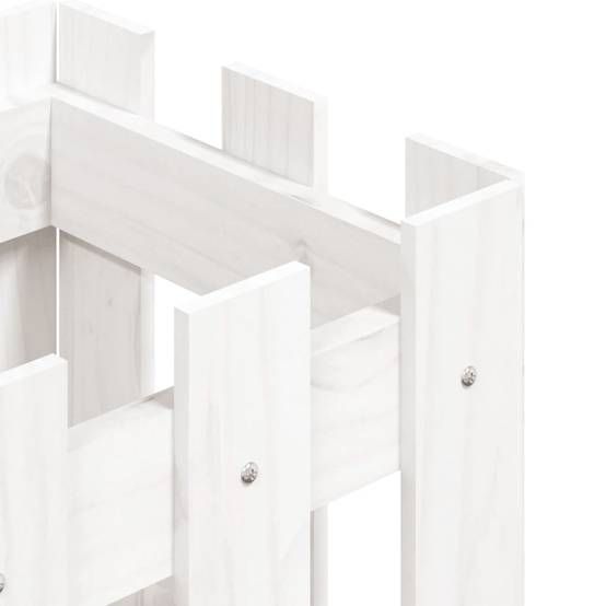 Prolenta Premium - Jardinière bois blanc 30 x 30 x 30 cm - Prolenta premium p315.9 - Image 7