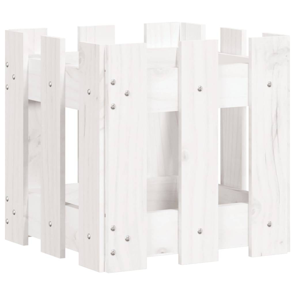 Prolenta Premium - Jardinière bois blanc  30 x 30 x 30 cm  - Prolenta premium p315.9