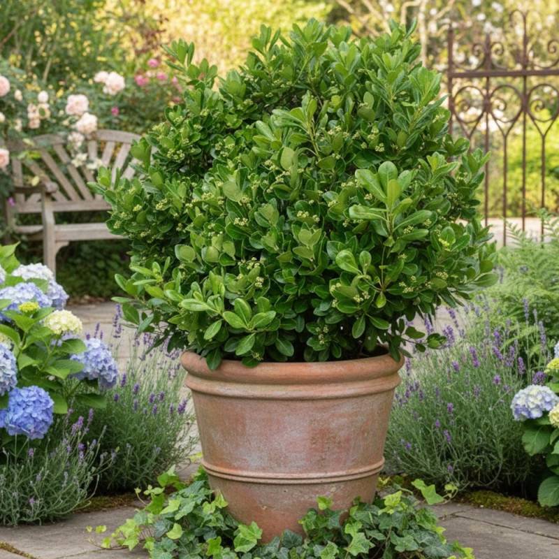Fusain du Japon, Euonymus - Pot de 3L - 40/60 cm - Image 4