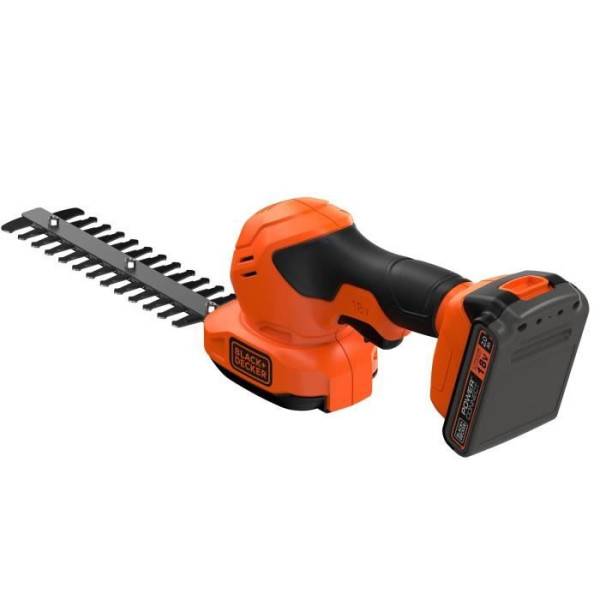 Sculpte-haies et cisaille a gazon sans fil + batterie 2Ah + chargeur - BLACK&DECKER - BCSS18D1-QW - 18V - Image 1