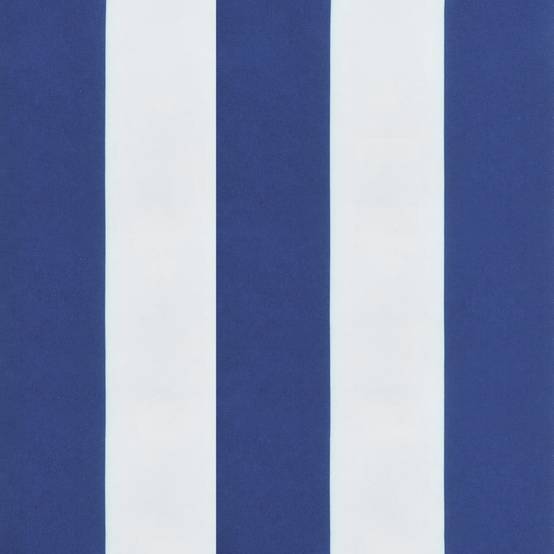 PANGIVO - Coussins de chaise dossier haut lot de 6 polyester rayures bleu et blanc 120 x 50 x 3 cm - PANGIVO - Image 9