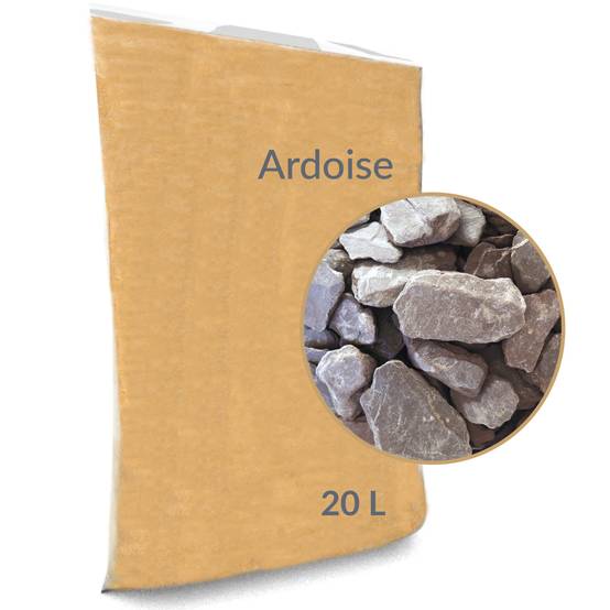 No name - Lot de 4 sacs de 20 L d'ardoise violette 30/60 - Image 6