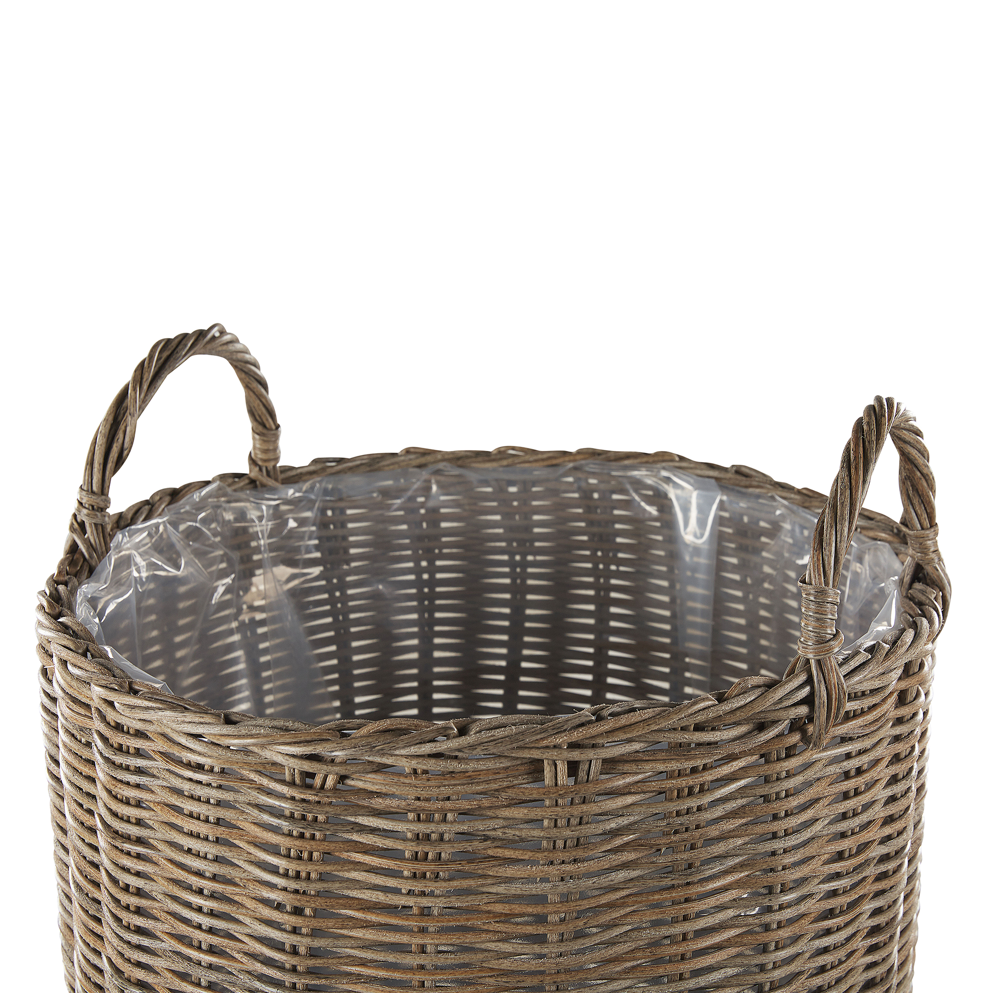 Cache-pot d'extérieur Polyrotin Marron BITOLA Beliani - Image 3