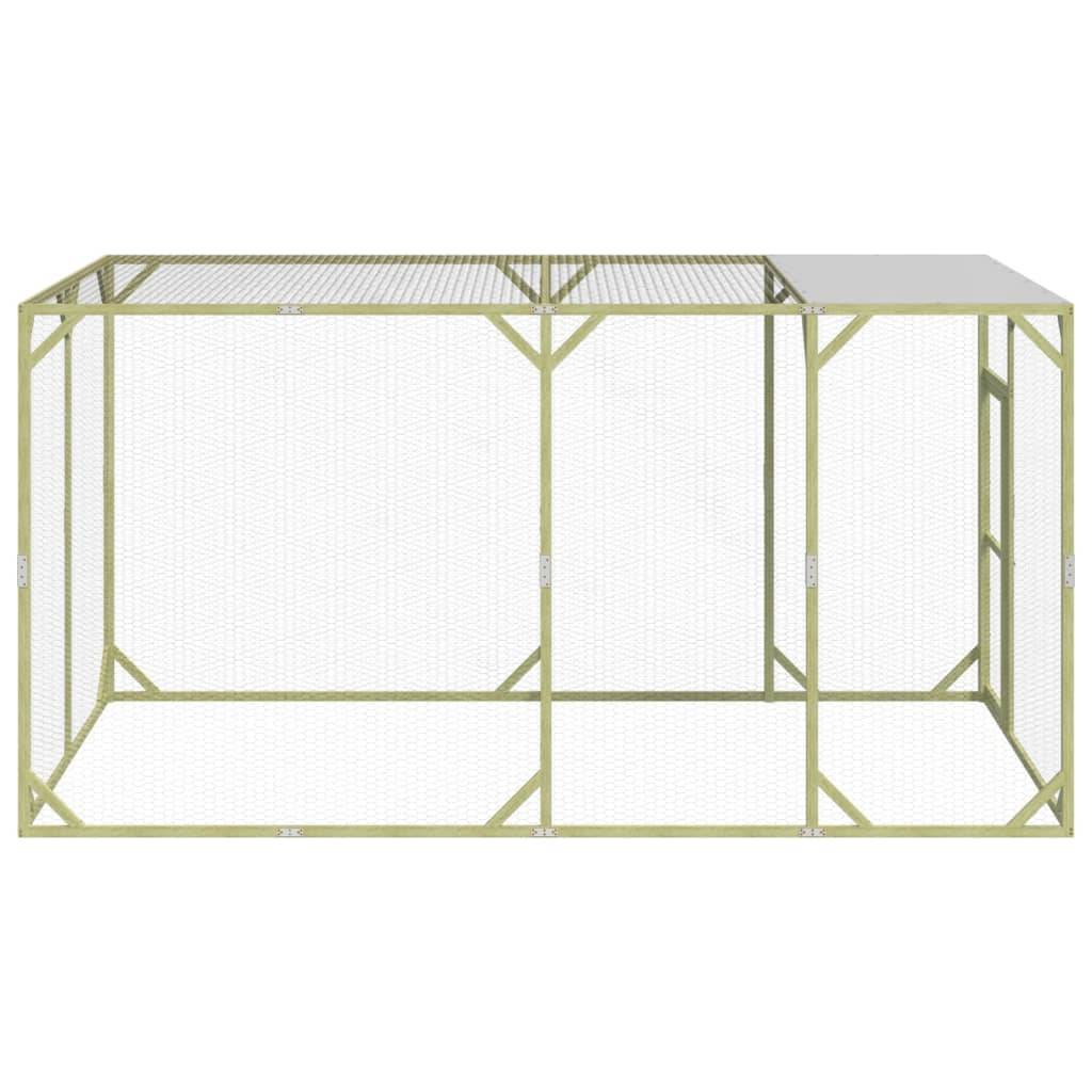 Vidaxl - Poulailler 200x400x200 cm Bois de pin massif imprégné vidaXL 3102985 - Image 2