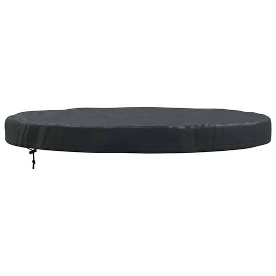 Housse pour Table d'Extérieur Tissu Oxford 210D Imperméable Protection Solaire Noir 112x112x10 cm – ComfortXL Outdoor Living - Image 2