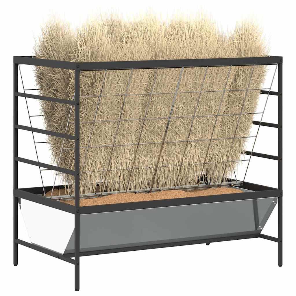 Distributeur Fourrage Galvanisé 15kg Grand Troupeau Argent - ComfortXL Outdoor Living - Image 3
