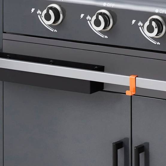 Plancha gaz Lola – BRASERO BY FAVEX – 4 brûleurs 9,6 kW – Plaque inox – 4 zones de cuisson – LONGTIME® - Image 10