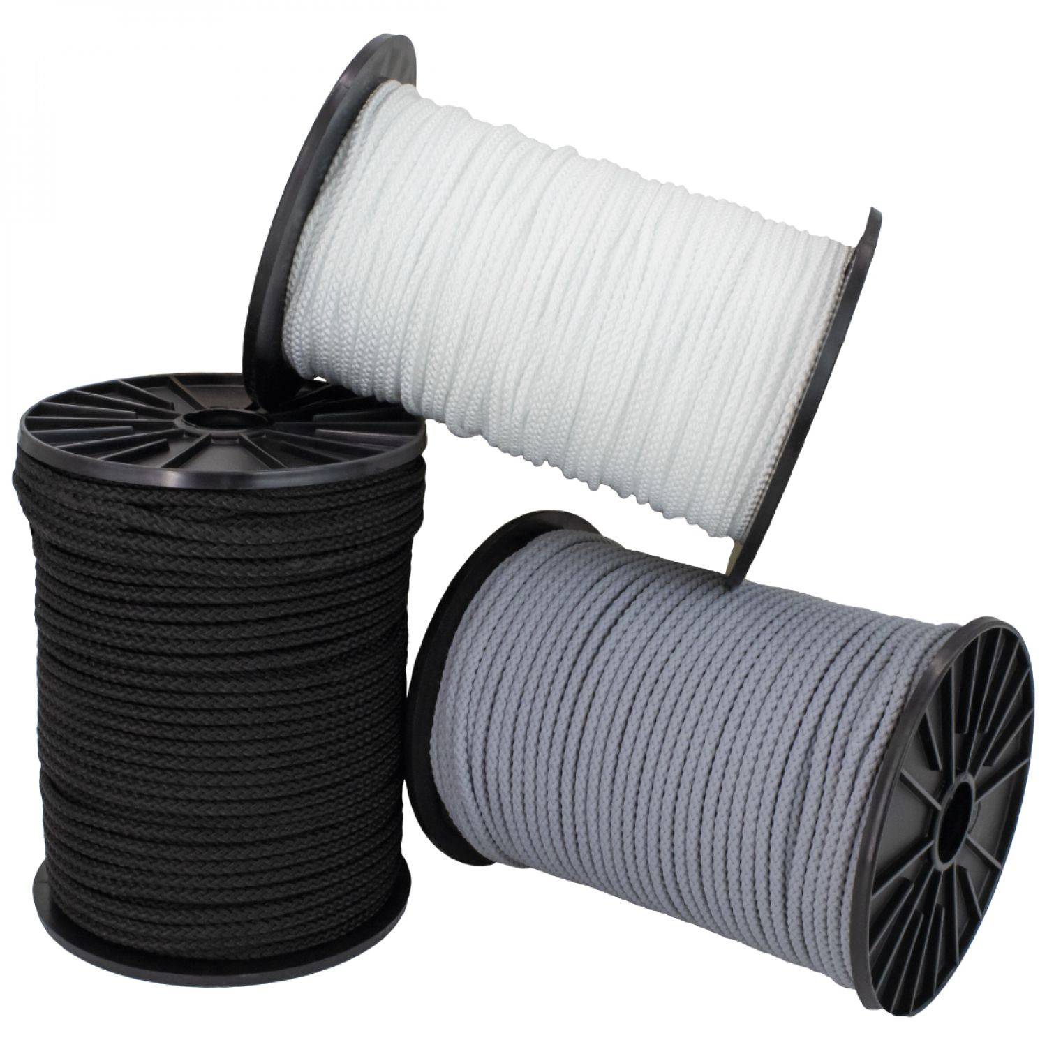 Linxor - Bobine de corde tressée 4 mm x 100 m - Gris - Linxor - Image 3