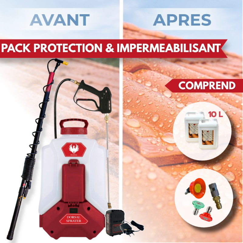 Pack DORSAL SPRAYER EVO PHOENIX 5,10 OU 20L HYDRO LEO avec la perche télescopique EVO de 5.4 m - 20 L - Image 3
