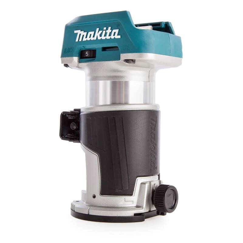 Affleureuse 18 V LXT - MAKITA - avec 2 batteries 18V 5.0Ah - chargeur - accessoires - MakPak - DRT50RTJX3 - Image 4