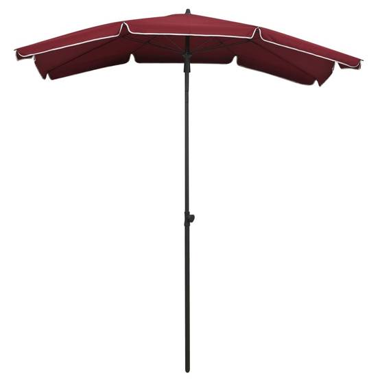 Parasol de jardin | Parasol d'extérieur avec mât 200x130 cm rouge bordeaux Maison Chic - Image 1