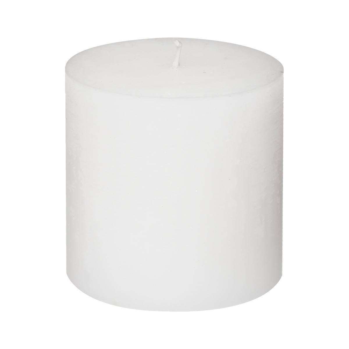 Atmosphera - Bougie rustique "Olia" blanc 663g - Atmosphera Créateur d'intérieur - Image 1