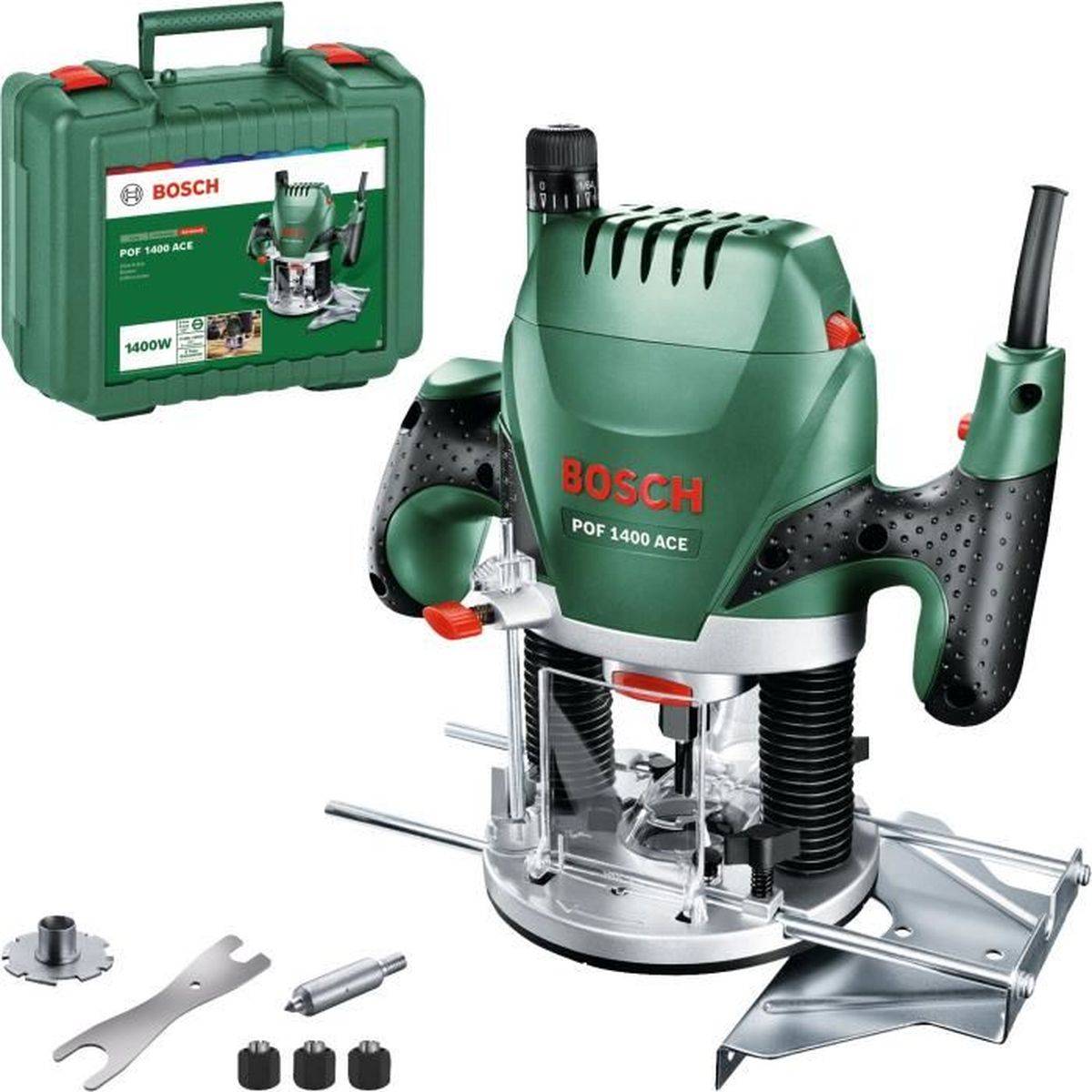 Bosch - Défonceuse Bosch POF 1400 ACE 1400 W, précision 1/10 mm, vitesse 11 000 à 28 000 tr/min - Bosch - Image 1
