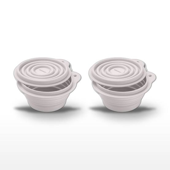 Lot de 2 boîtes hermétiques 13 cl avec 2 ustensiles de cuisine Fackelmann Storage - Image 1