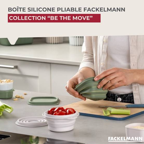 Lot de 2 boîtes hermétiques 13 cl avec 2 ustensiles de cuisine Fackelmann Storage - Image 2