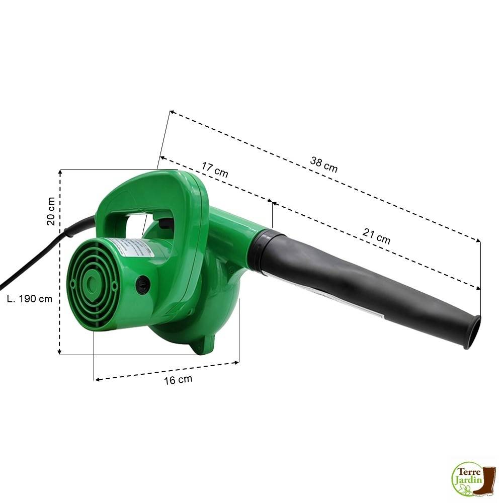 Souffleur aspirateur à main 500 W - Image 2