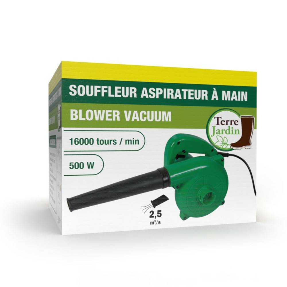 Souffleur aspirateur à main 500 W - Image 6
