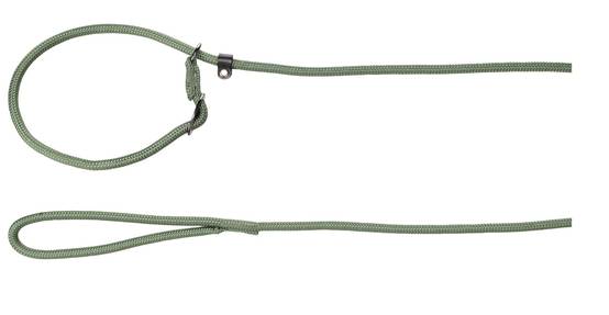 Laisse anti-traction Aiden kaki 1,3m 8mm - Image 1