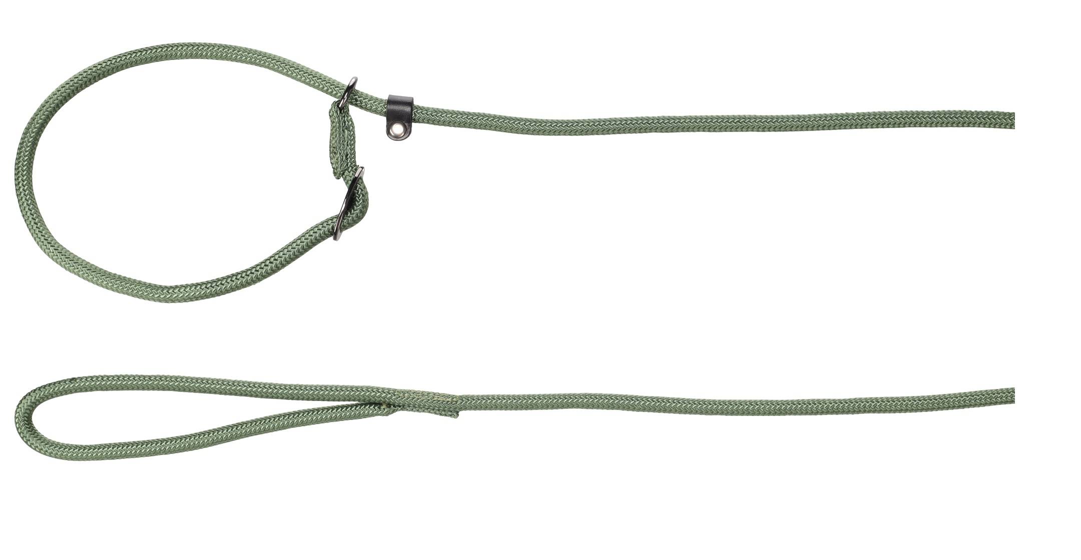 Laisse anti-traction Aiden kaki 1,3m 8mm - Image 1