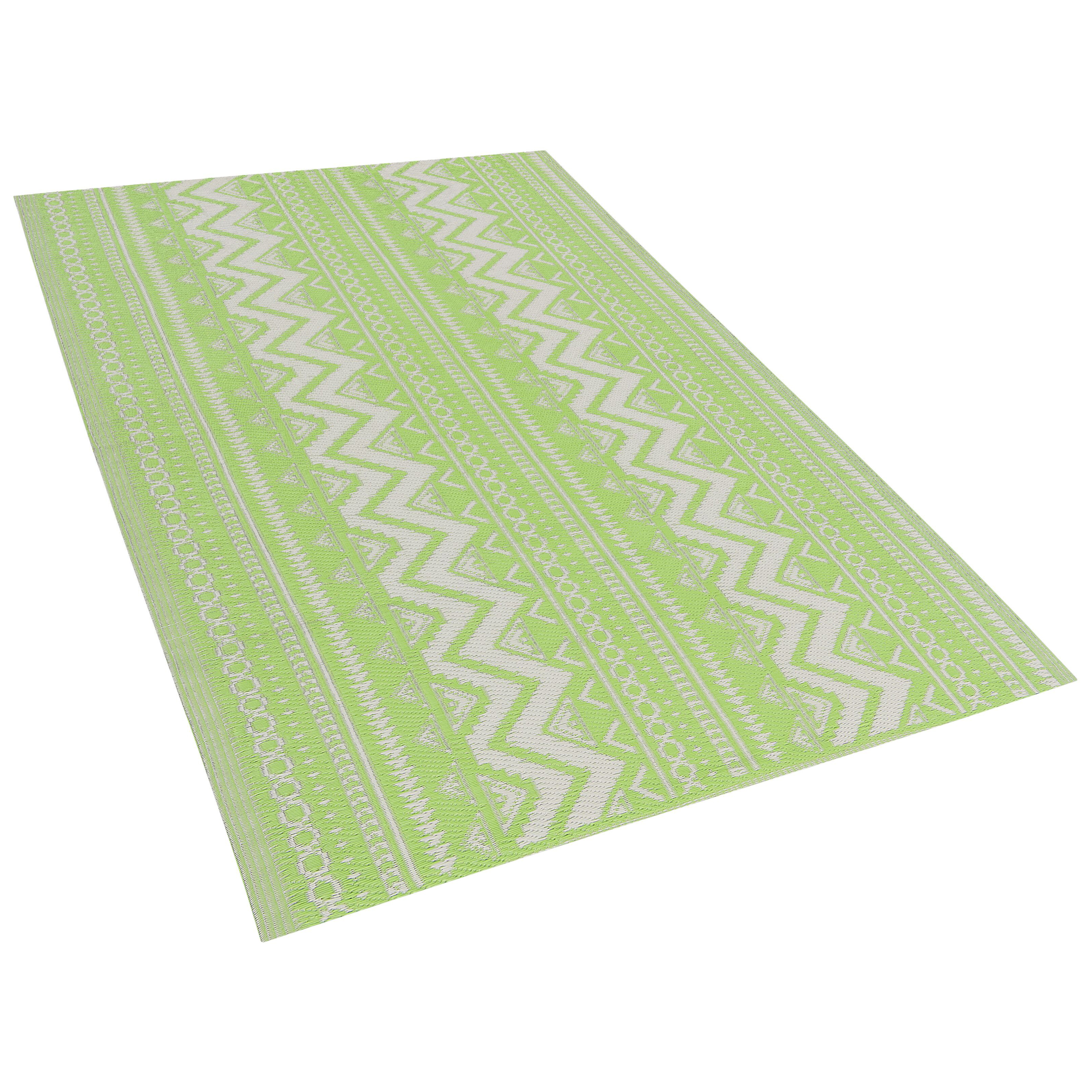 Beliani - Tapis d'extérieur Polypropylène Vert clair NAGPUR - Beliani - Image 3