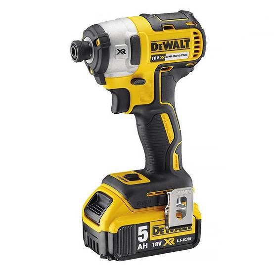Pack 2 outils 18V DEWALT DCK266P2-QW : Perceuse-visseuse à percussion DCD796, Visseuse à choc DCF887, 2 batteries 5,0 Ah, coffret ToughSystem Dewalt - Image 3