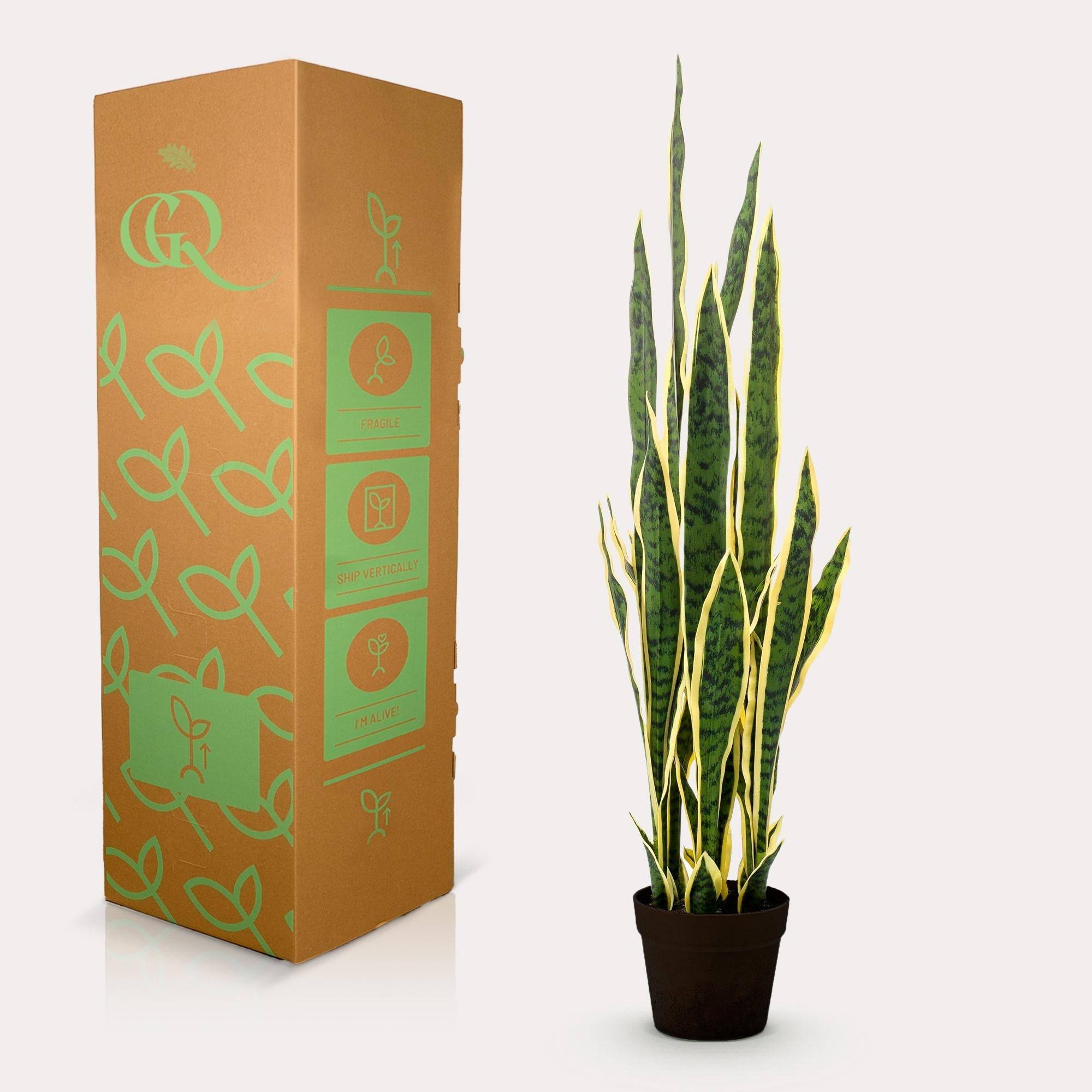 La Green Touch - Sanseveria Trifasciata plante artificielle - h97cm, Ø12cm- La Green Touch - Image 3