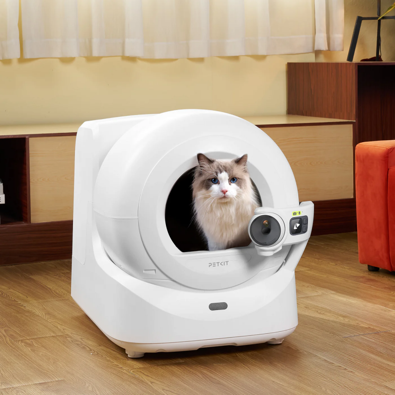 Robot litière autonettoyante avec caméra Purobot Ultra Robot HD, IA intégrée et application mobile – Petkit - Image 8
