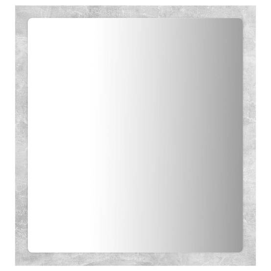 Miroir à led de salle de bain 40 x 8,5 x 37 cm acrylique gris - Image 2