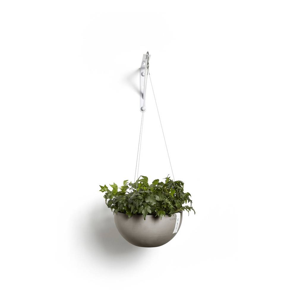 Ecopots - Pot supsendu Brussels 27 Taupe - Ø 26,5 x H. 13 cm - 4,2 L ECOPOTS - Image 3