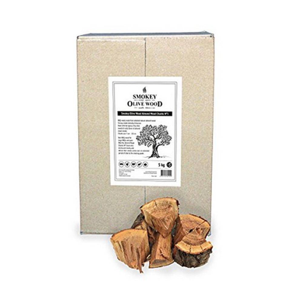 Bois de fumage Smokey Olive Wood N°4 amandier 5kg - Image 1