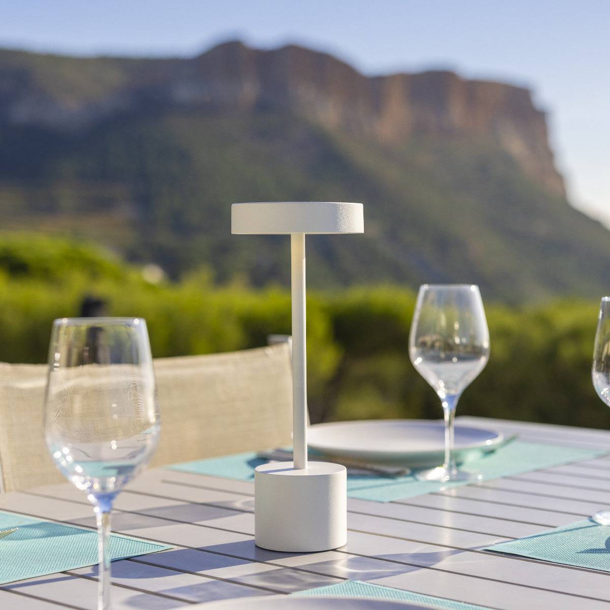 Lampe De Table Touch, Sans Fil Rechargeable Usb, Dimmable 3 Couleurs