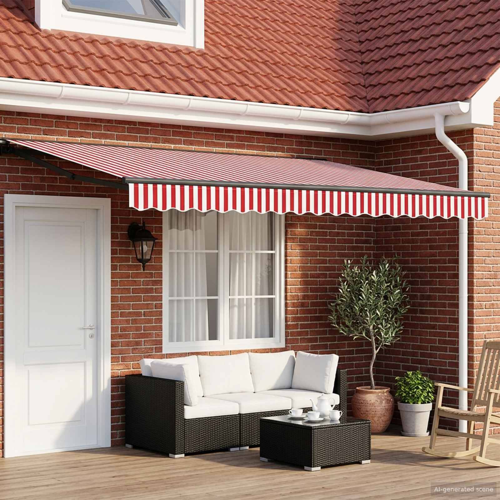 Vidaxl - Auvent rétractable électrique 5 × 3,5 m vidaXL 3421683 - Image 1