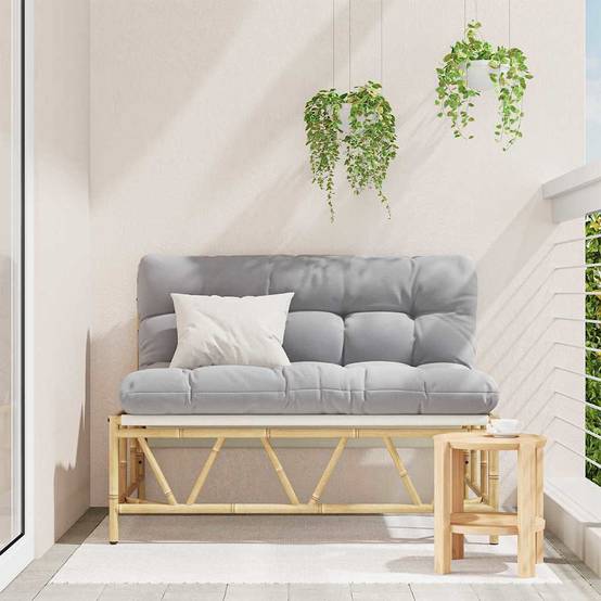 Sièges extérieurs Gris clair 110 x 74.5 x 71 cm Acier - PANGIVO - Image 3