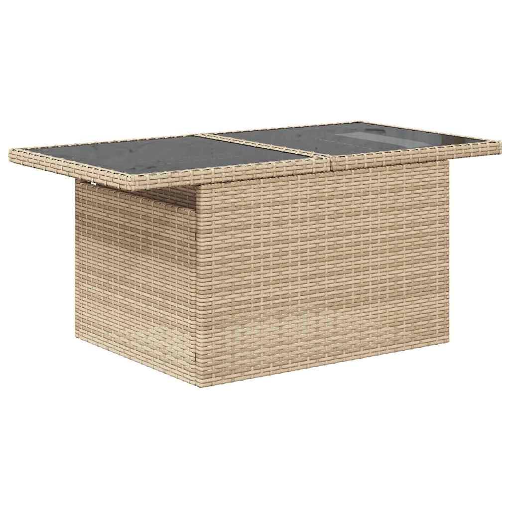 ComfortXL - Salon Bas de Jardin 6 Pièces Polyrotin Beige – Canapé Modulaire Pratique pour Aménagement Extérieur – ComfortXL Outdoor Living - Image 7