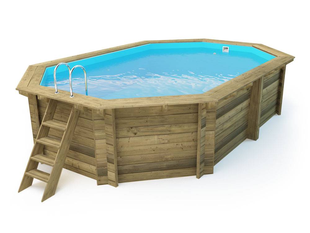 Piscine Bois " Miami 145 " - 4.86 X 3.36 X 1.45 M -habitat Et Jardin - Image 3