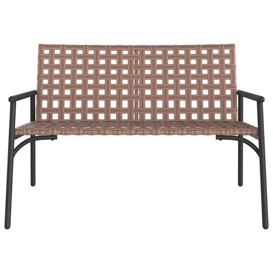 Maison Chic - Chaise De Jardin - Fauteuil De Jardin Noir 113 x 79 x 75cm polyrotin - Image 4
